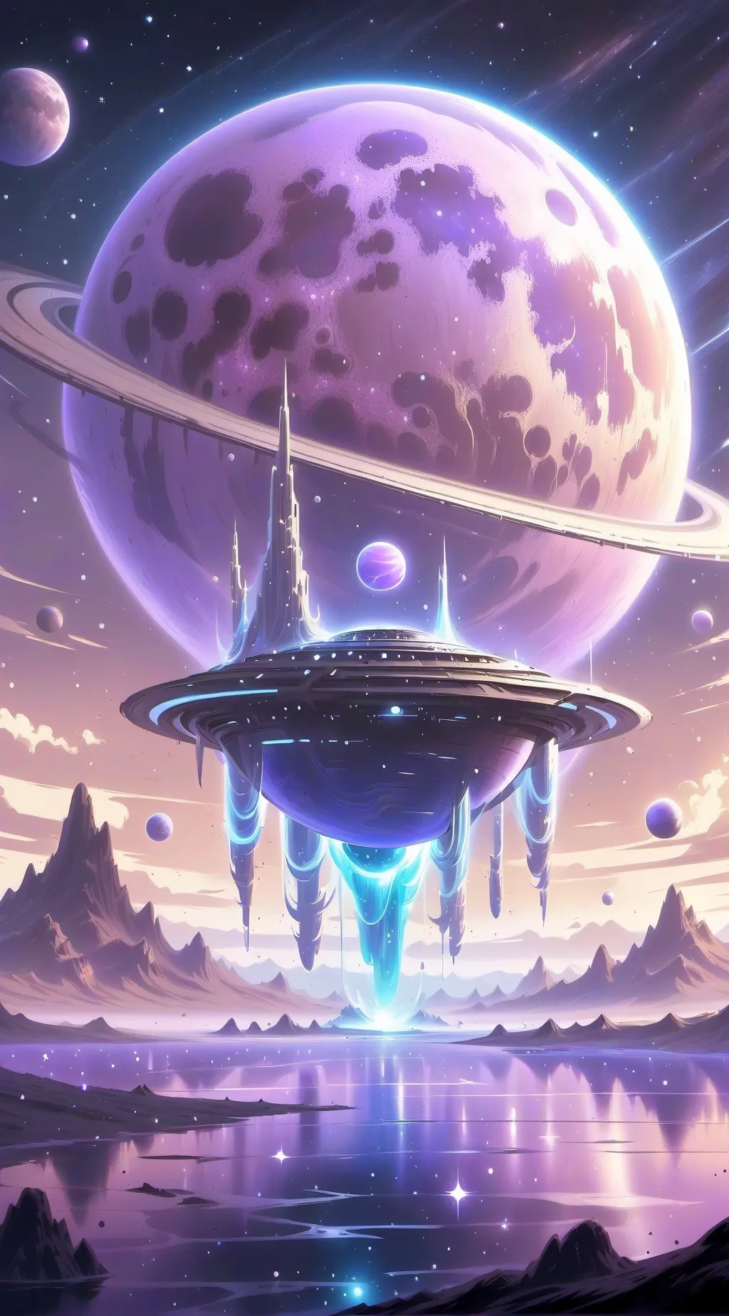 ai character: 🌟Solarballs🌟 background