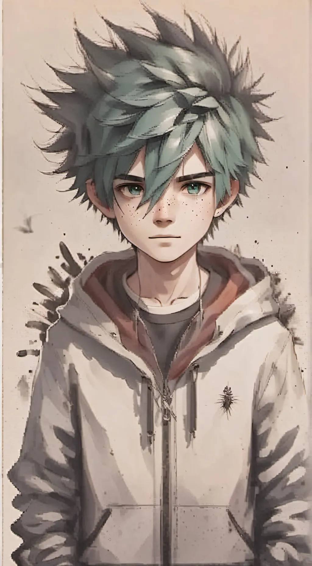 ai character: Izuku Midoriya  background
