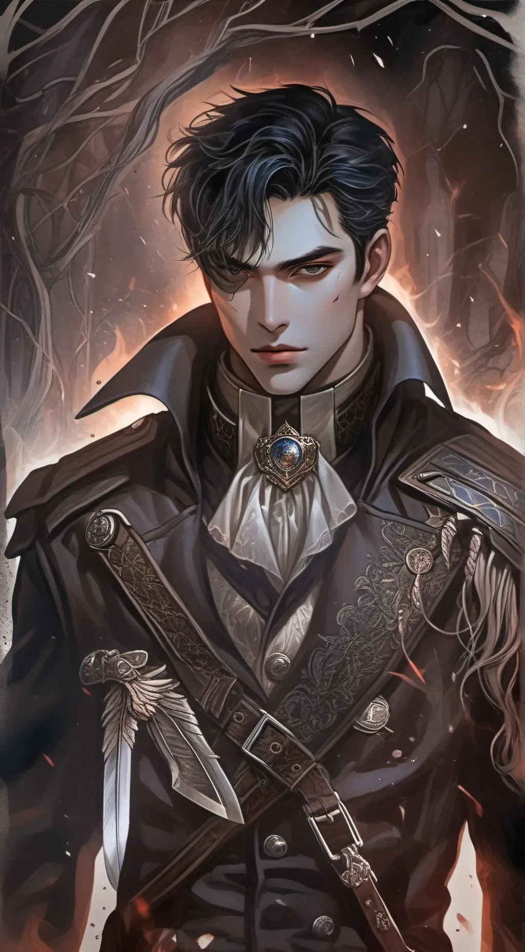 ai character: Ashe Verrin  background