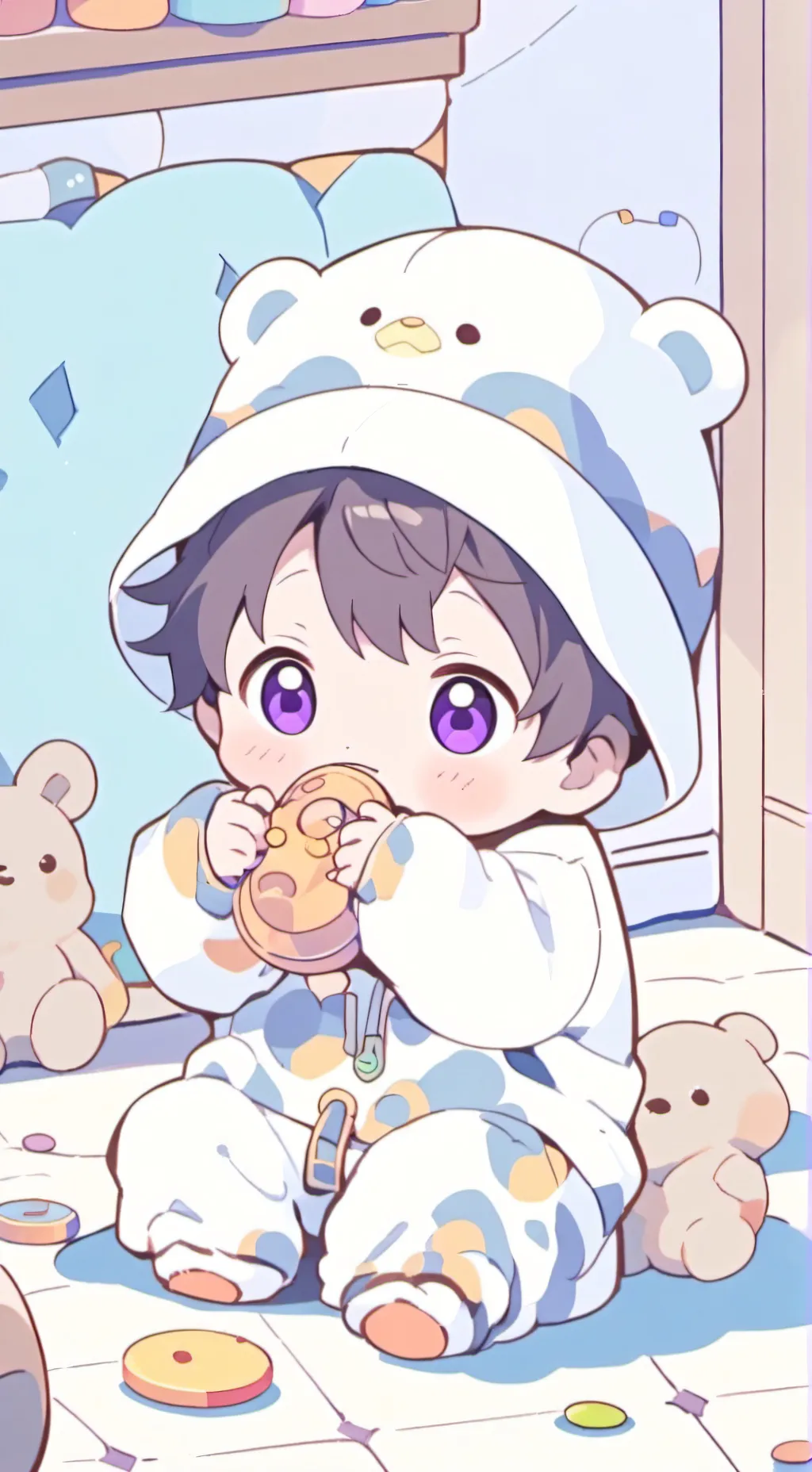 ai character: bebe gordito background