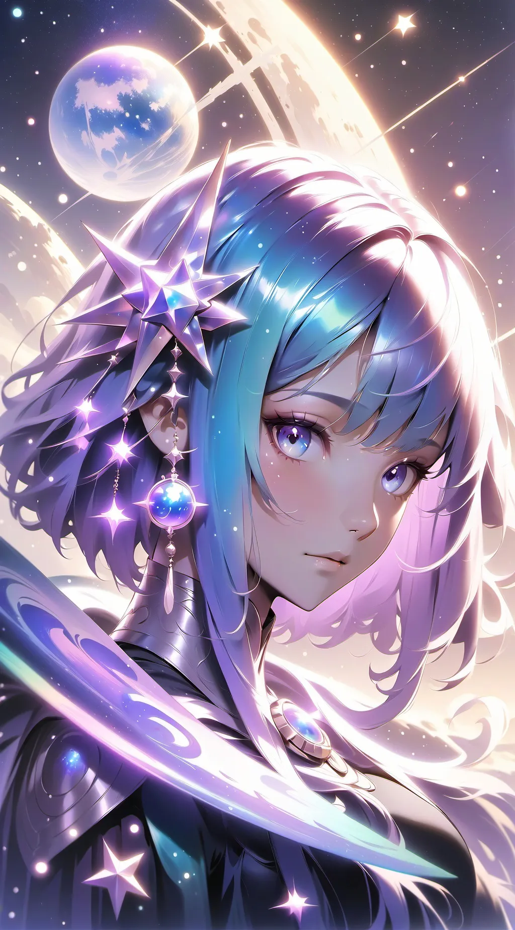 ai character: Solarballs❄️ background