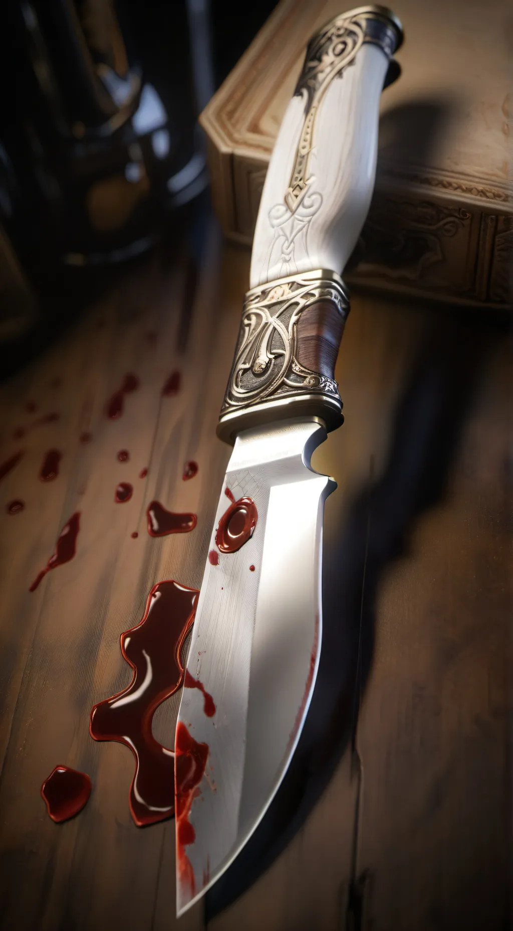 ai character: Knife fight background