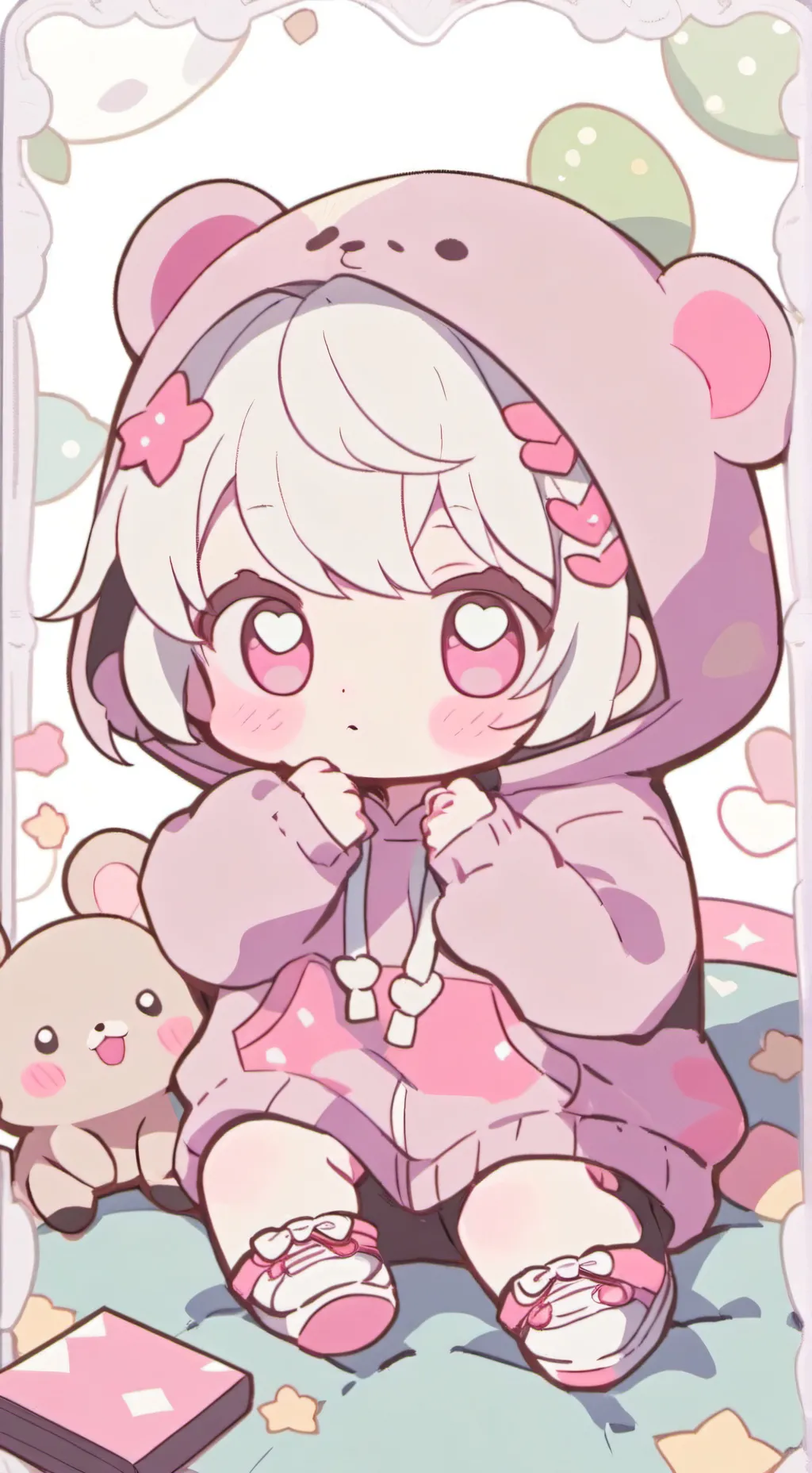 ai character: luna background