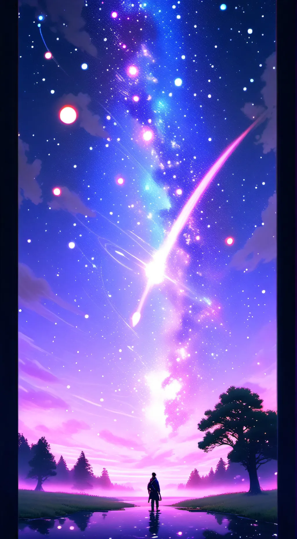 ai character: Stellar background