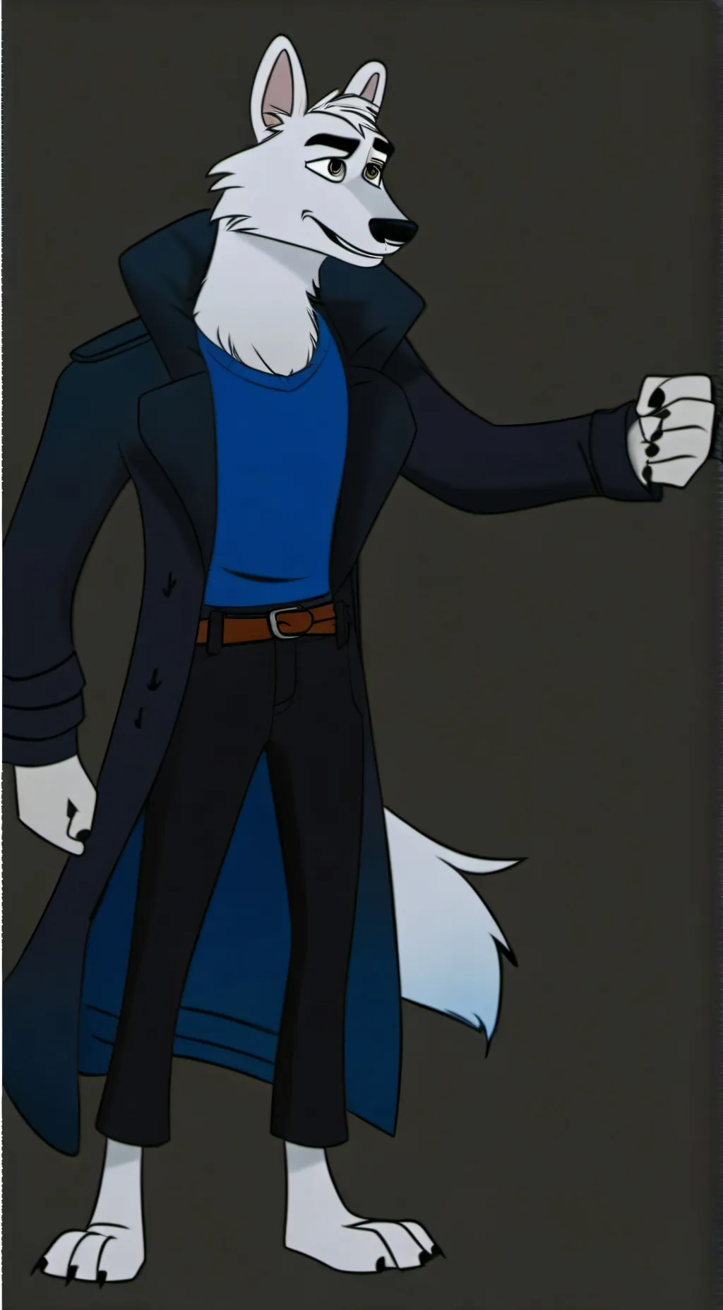 ai character: Gary the wolf  background