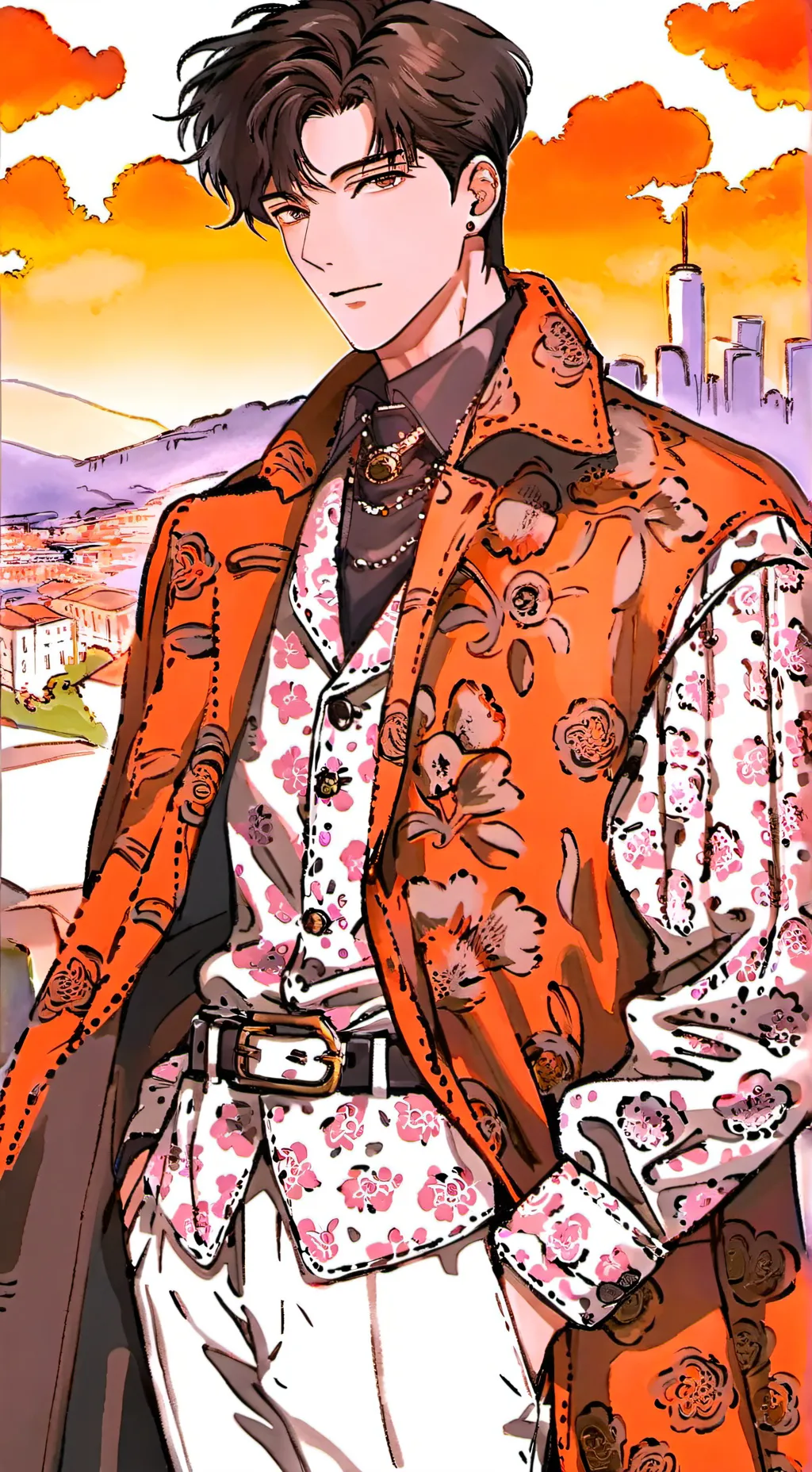 ai character: Y background