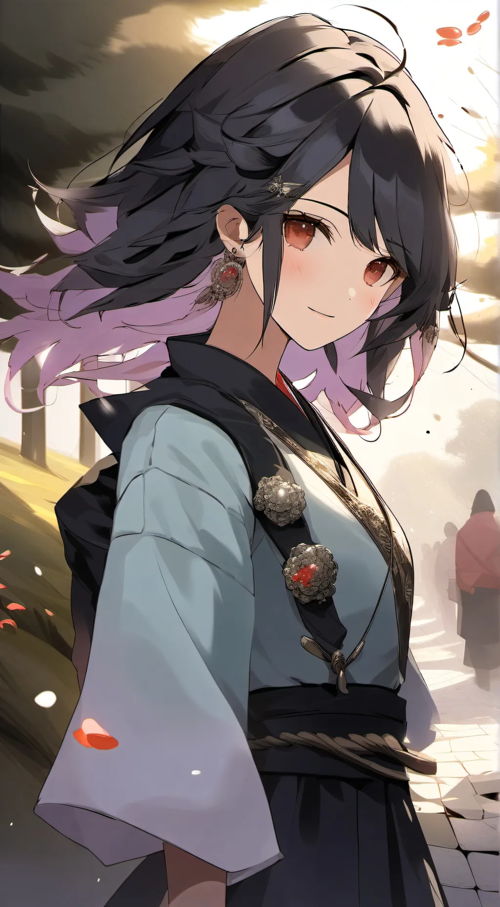 ai character: 梦雨欣 background