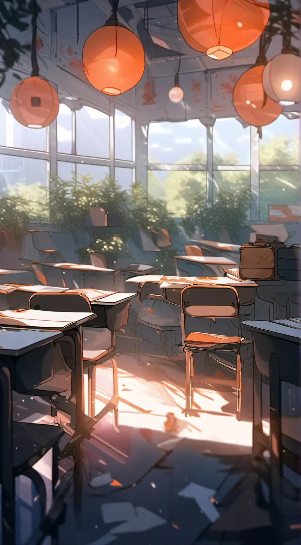 ai character: ✨💗!Classroom!💗 ✨ background