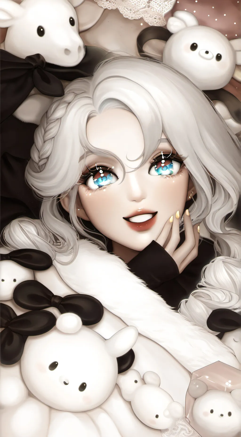 ai character: Roby  e Jenny e Fr background