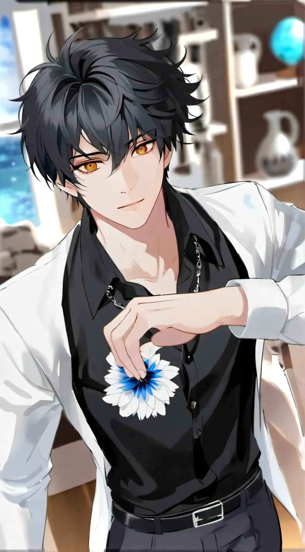 ai character: Asher background