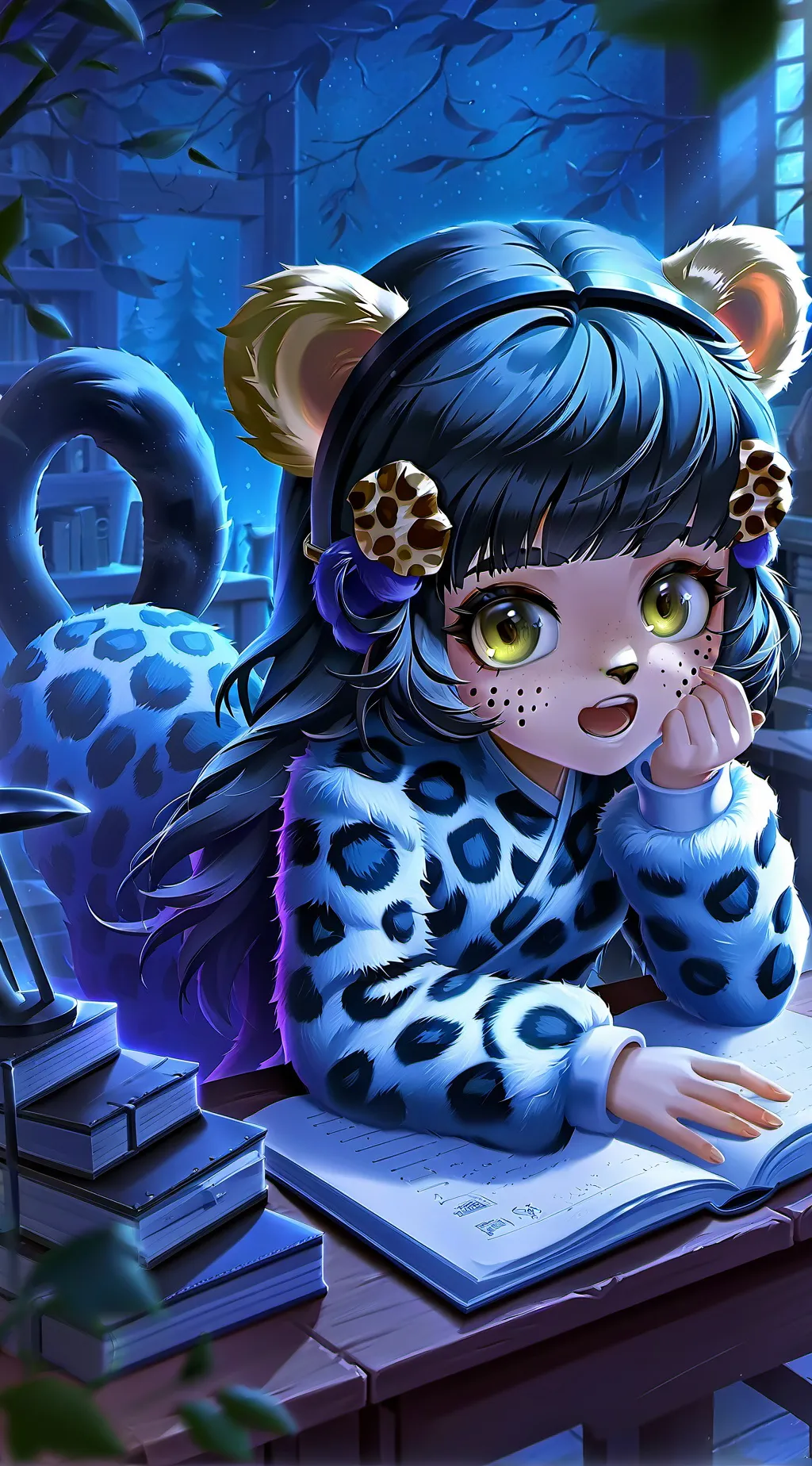 ai character: Spirit Harissa background