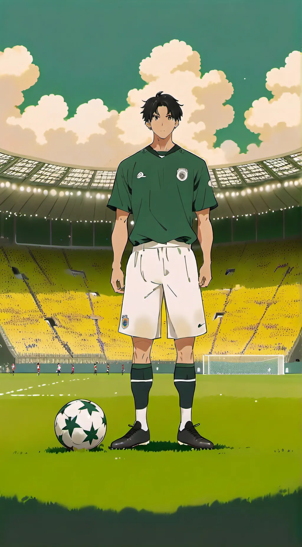 ai character: Football background