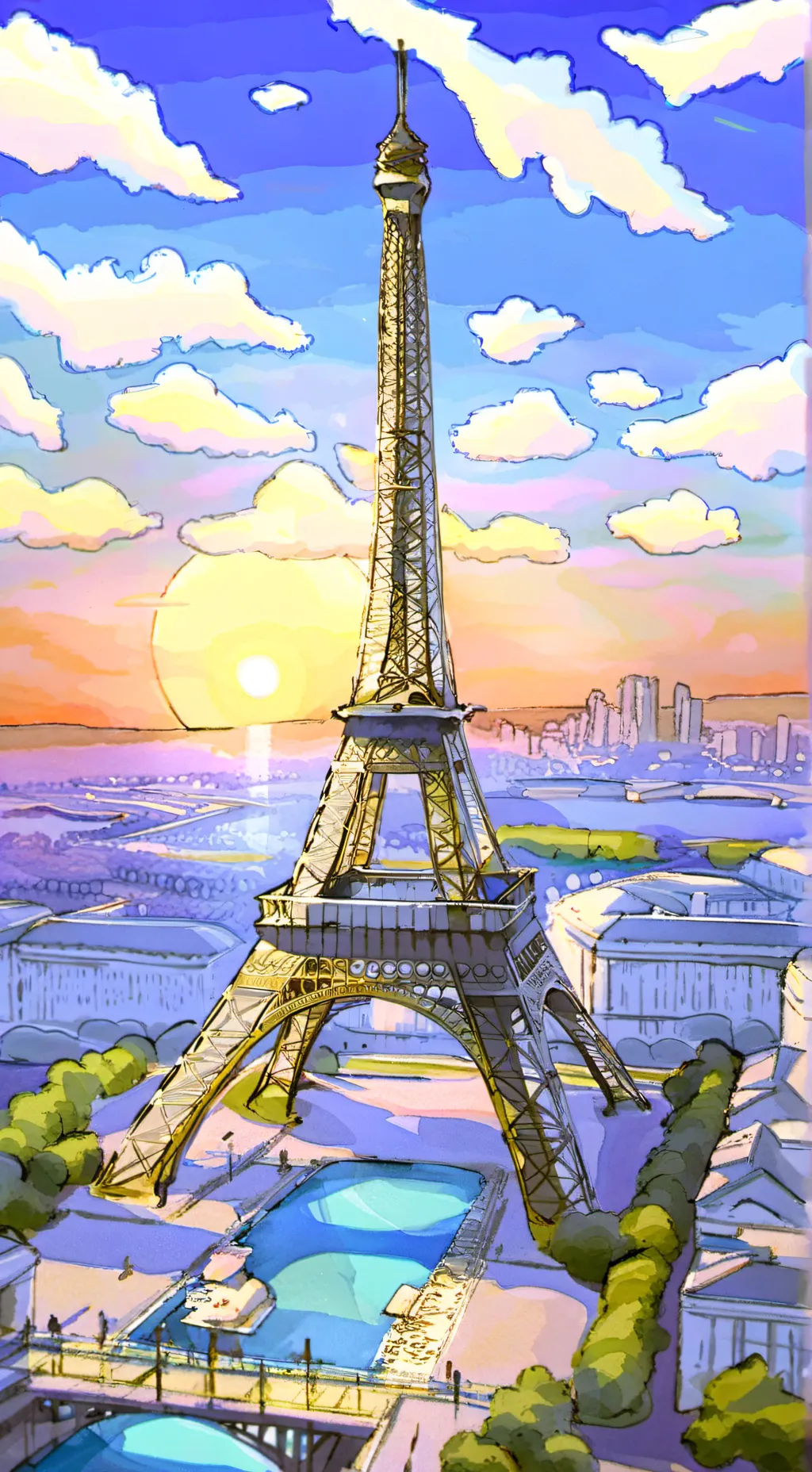 ai character: Miraculous Ladybug background