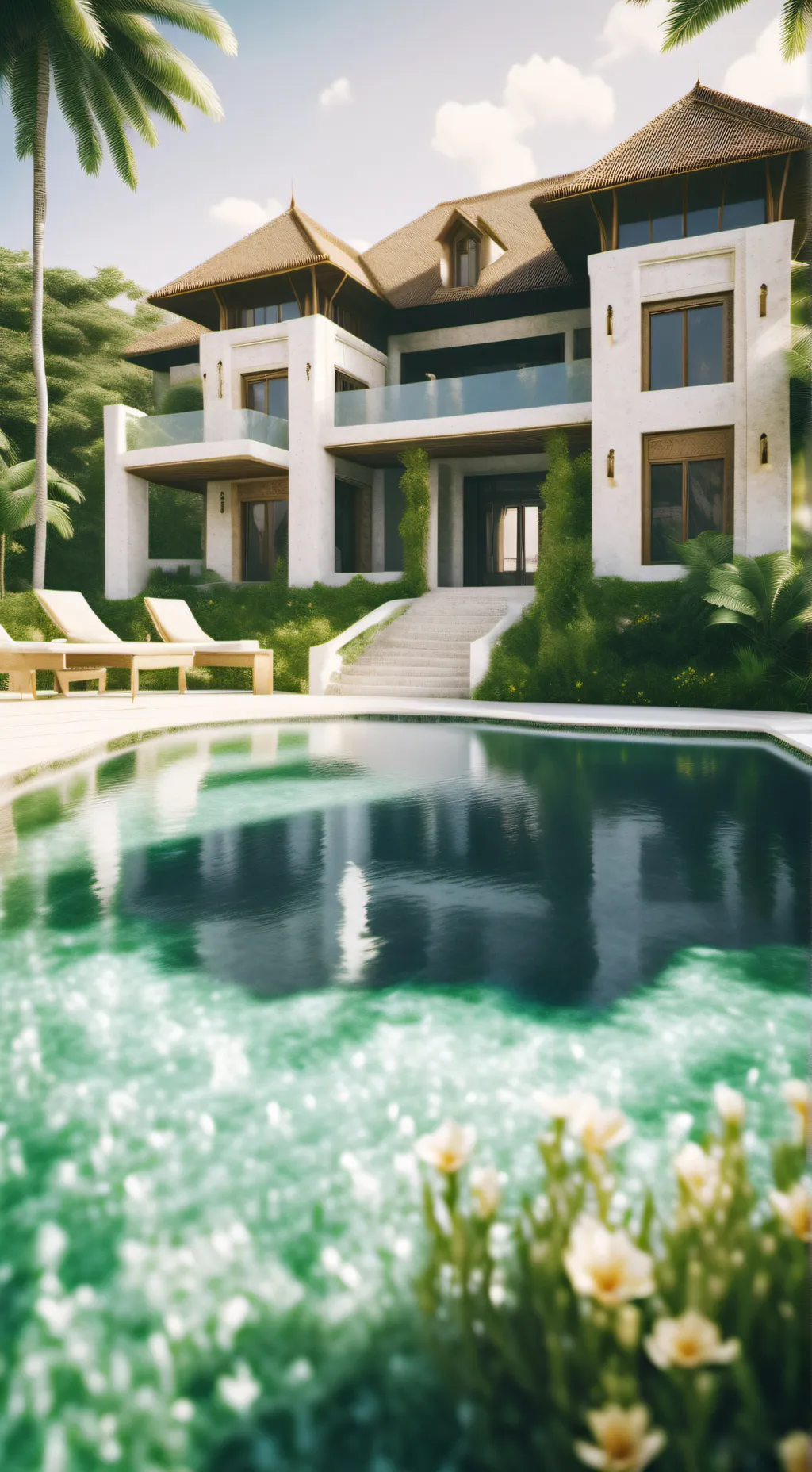 ai character: you're mansion background