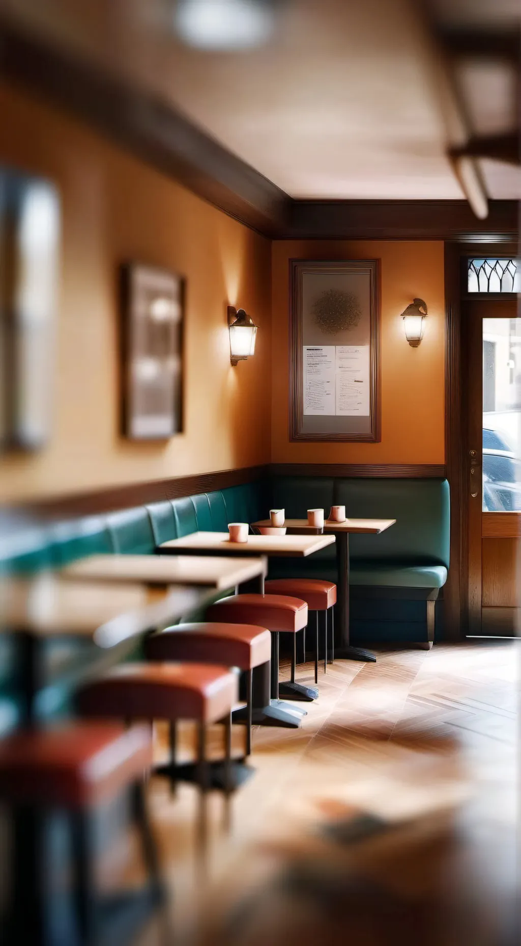 ai character: Cafe RP background