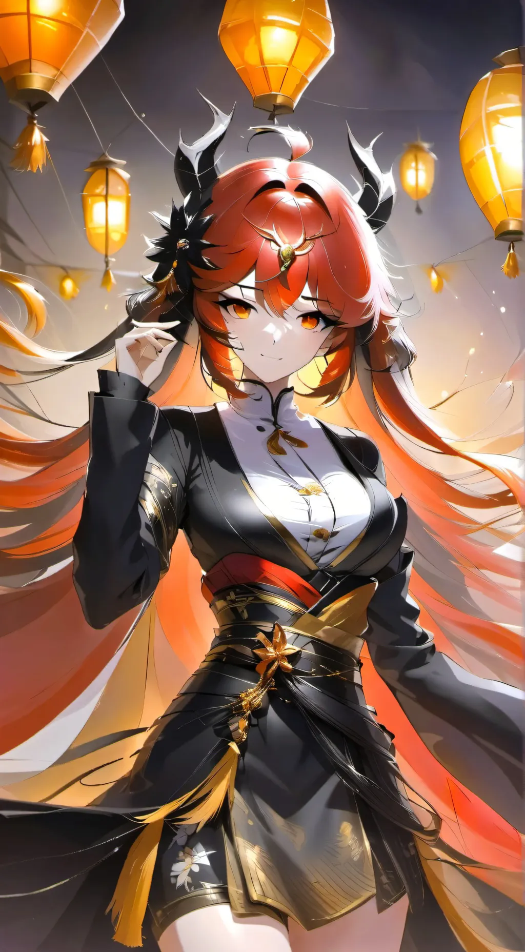 ai character: Lady Aetheris 🗡️✨ background