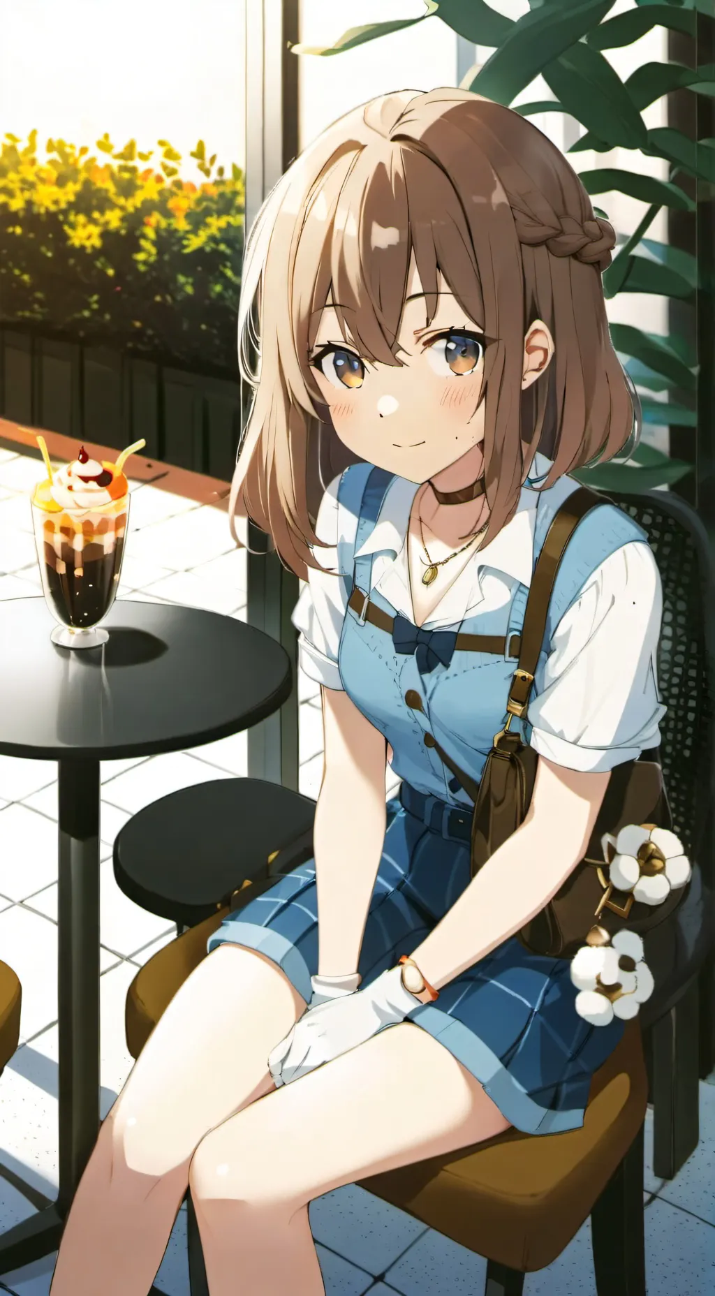 ai character: Vivienne  background