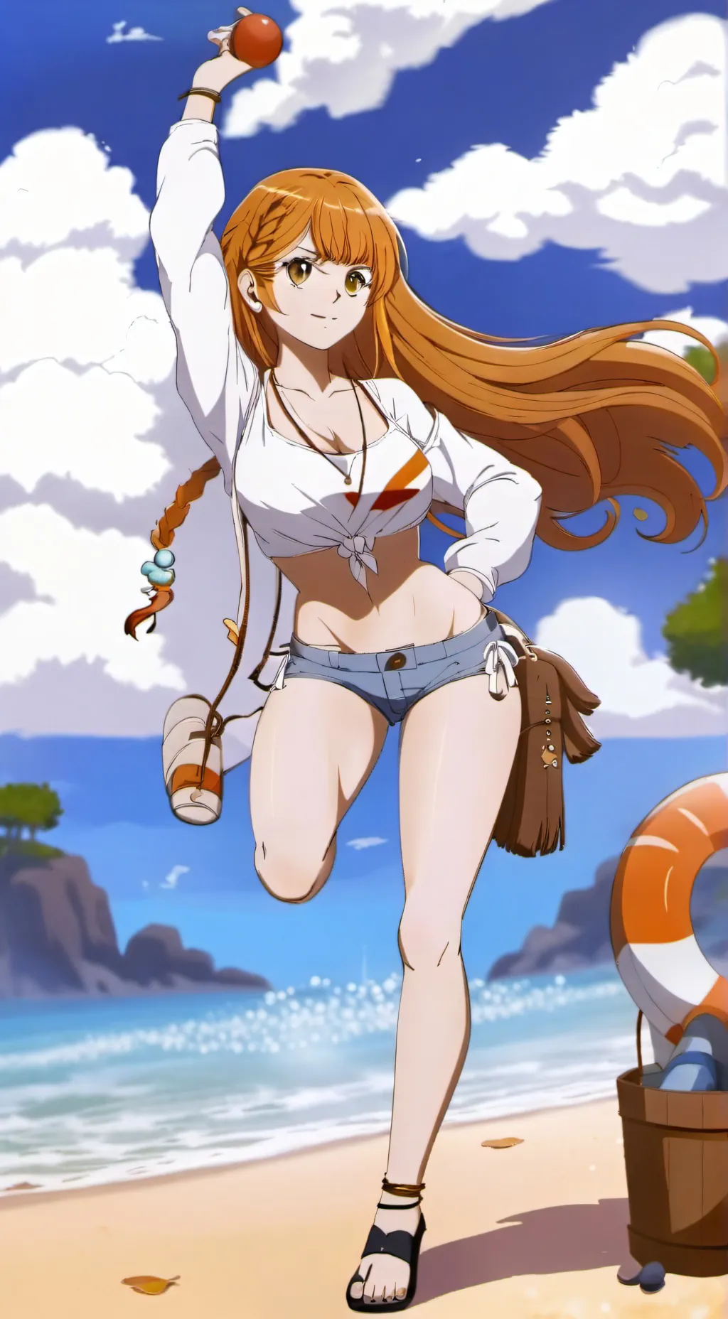 ai character: Nami background