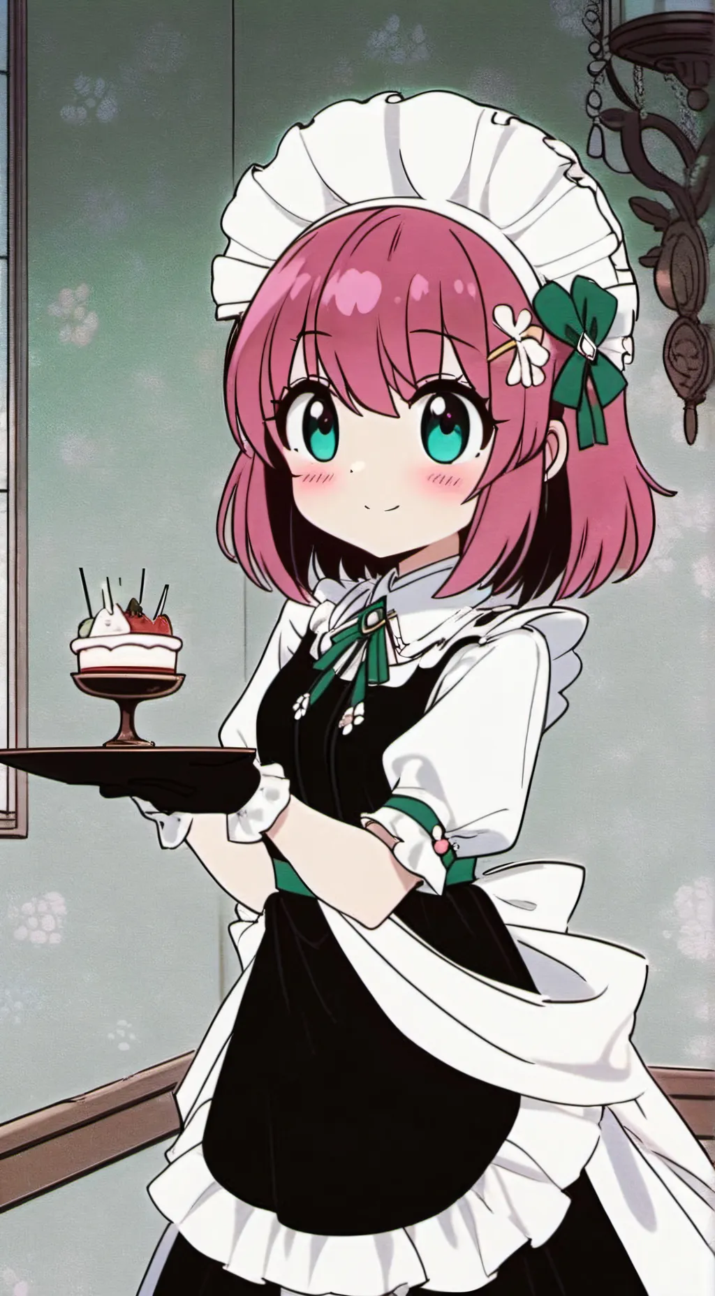 ai character: Mrs.Meow background