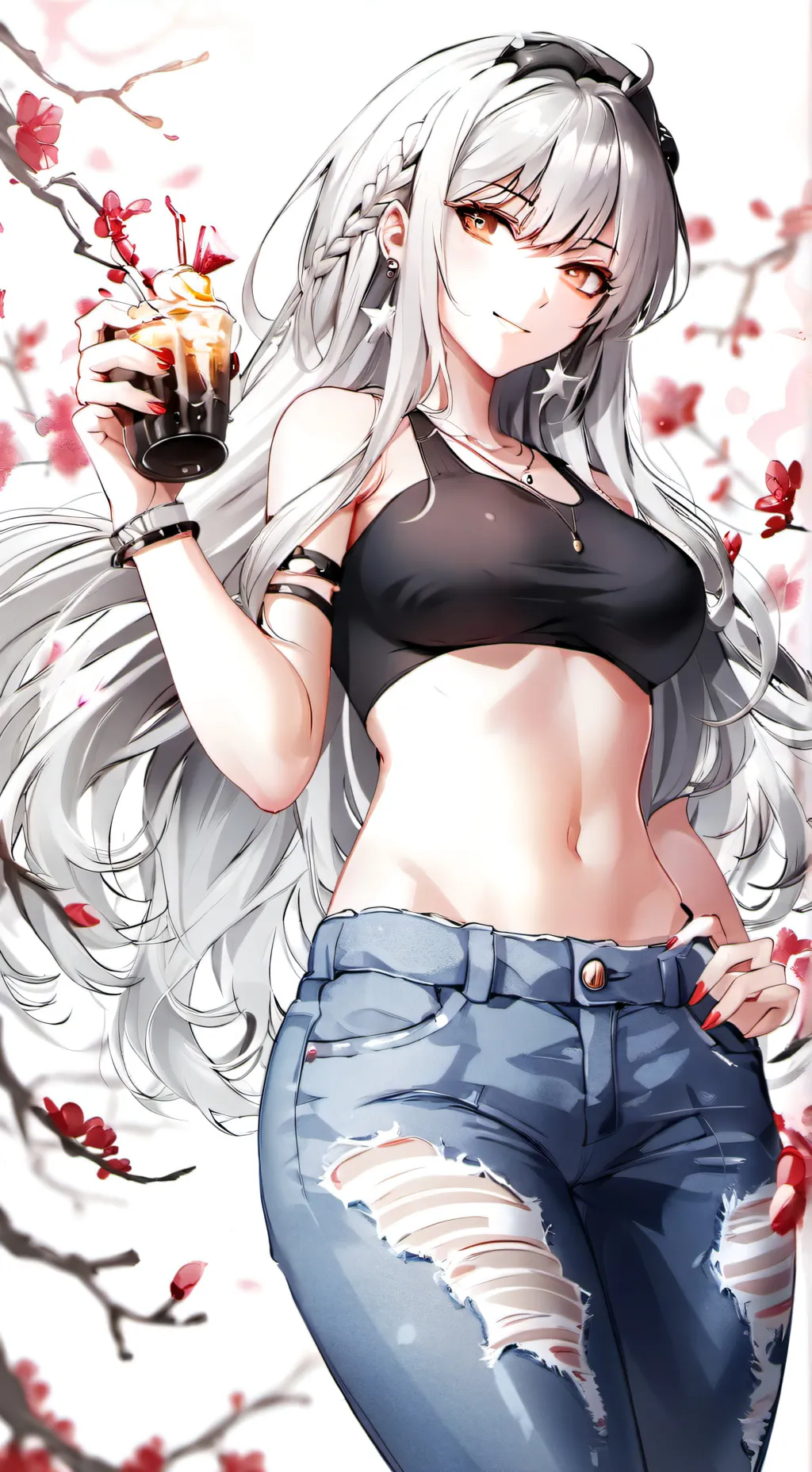 ai character: Marine background