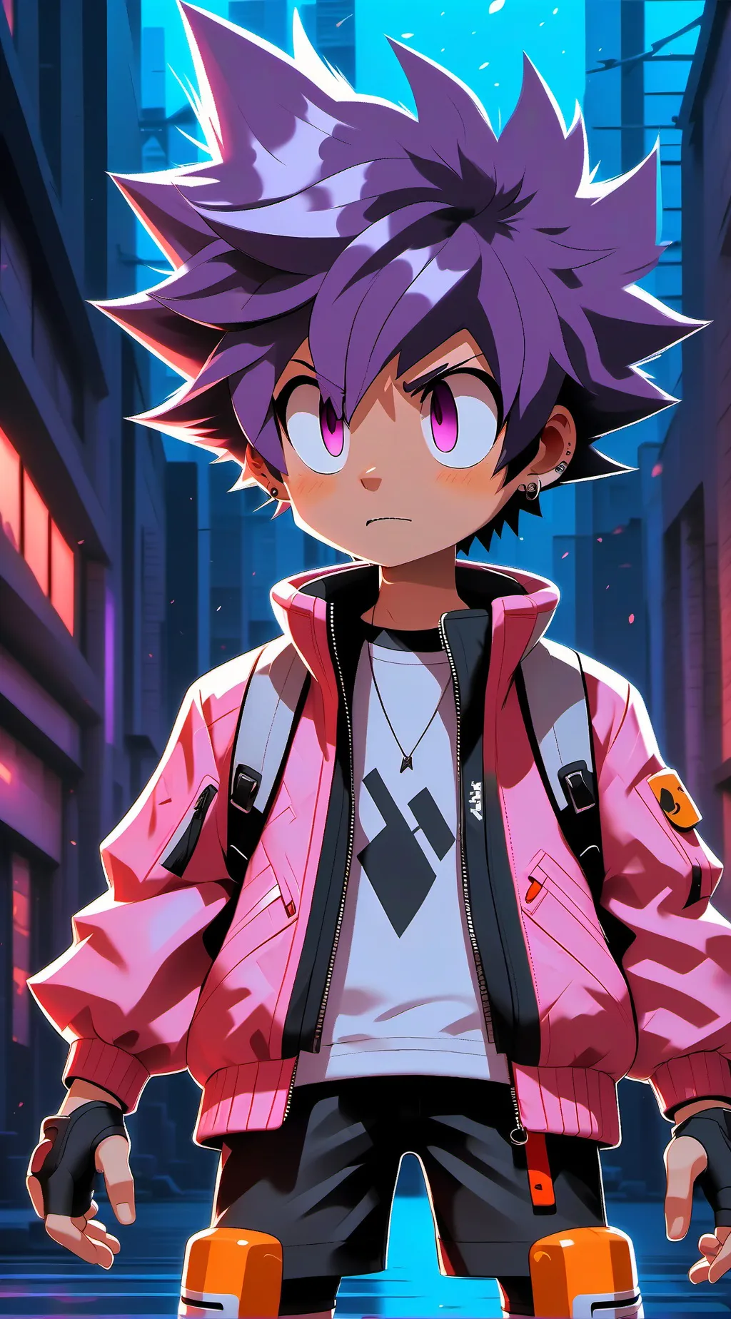 ai character: Foxy-Marx (My oc) background