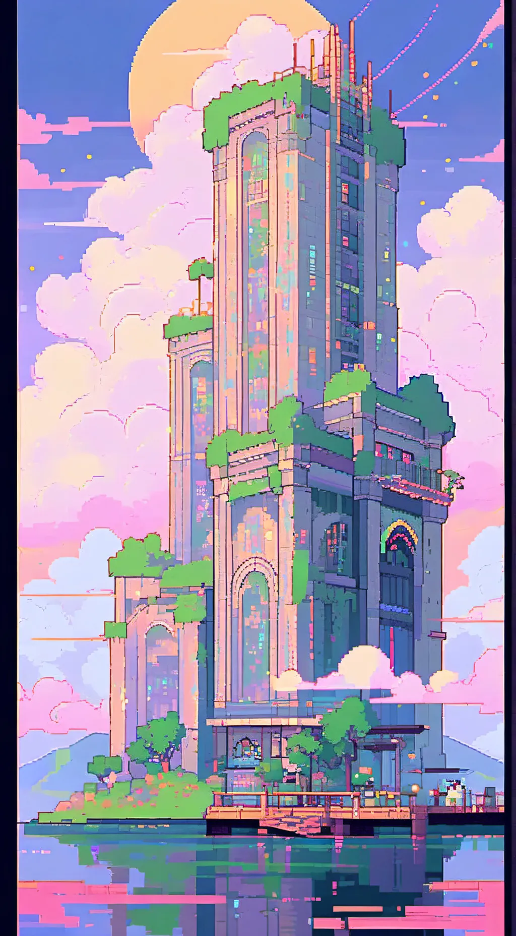 ai character: pizzaburger  background