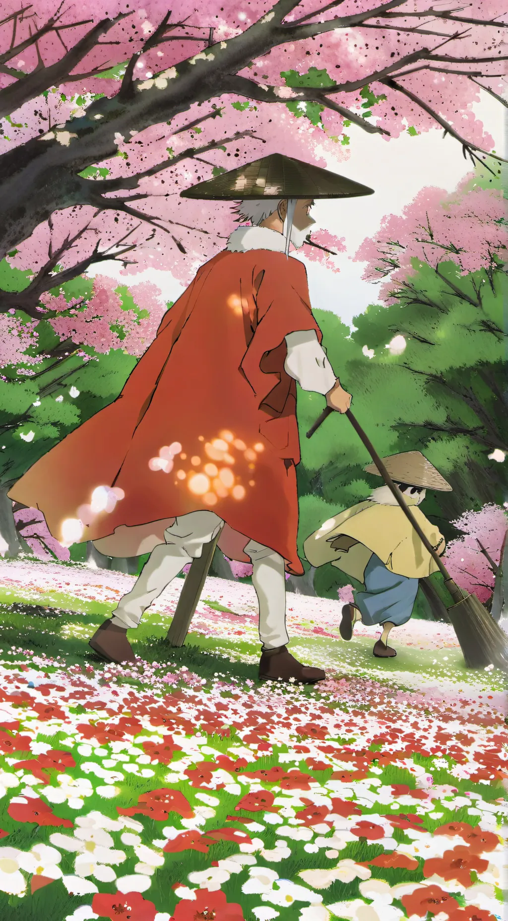 ai character: ch but drowning background