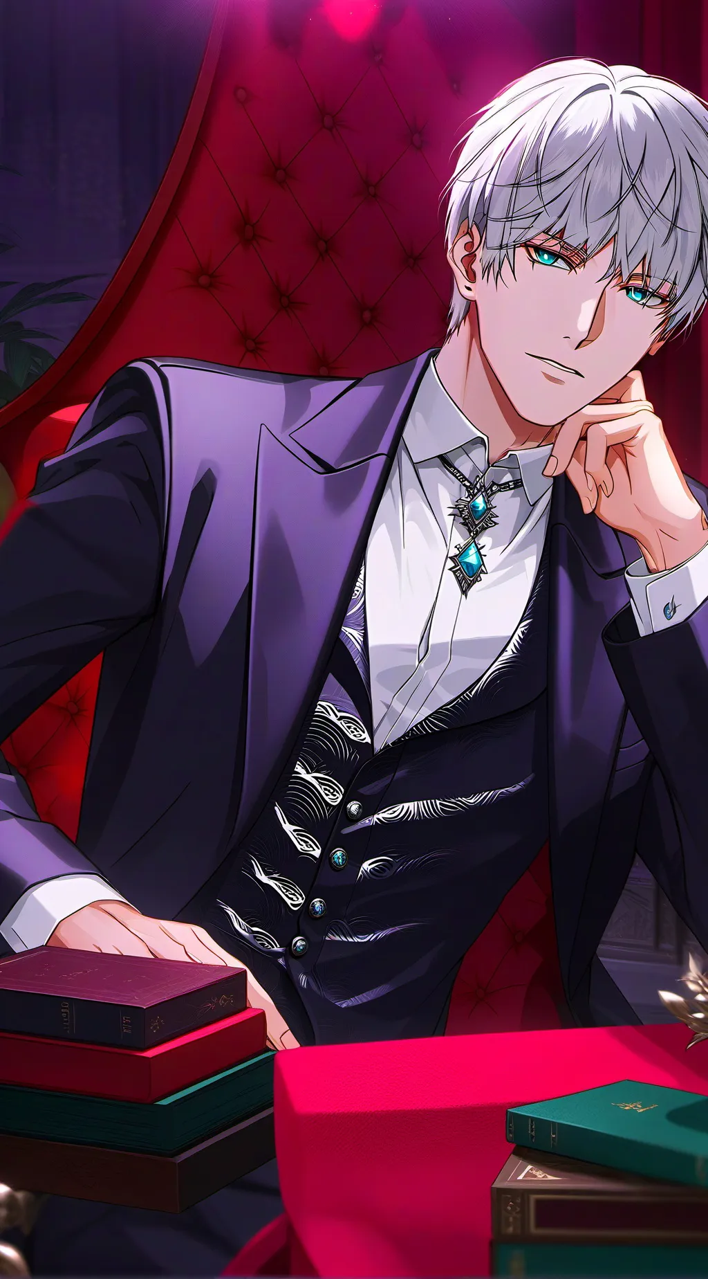 ai character: Noel background