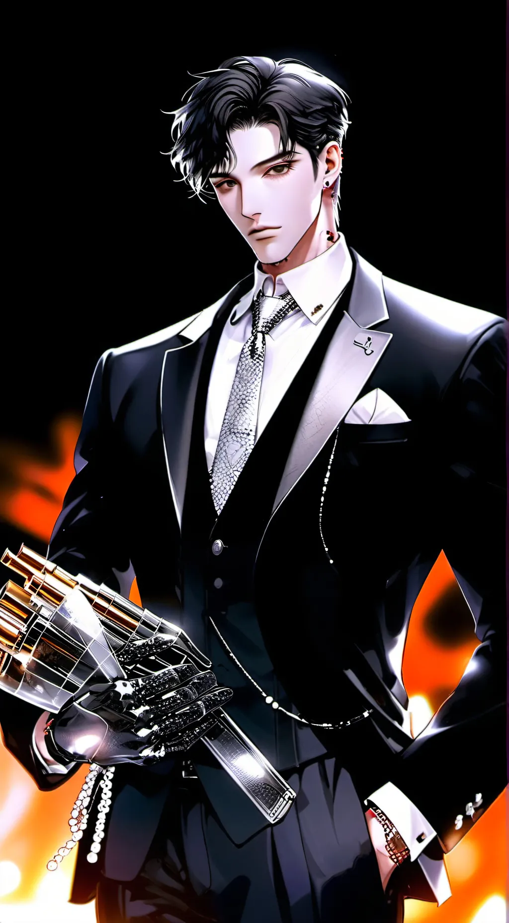 ai character: Lee Xavier  background