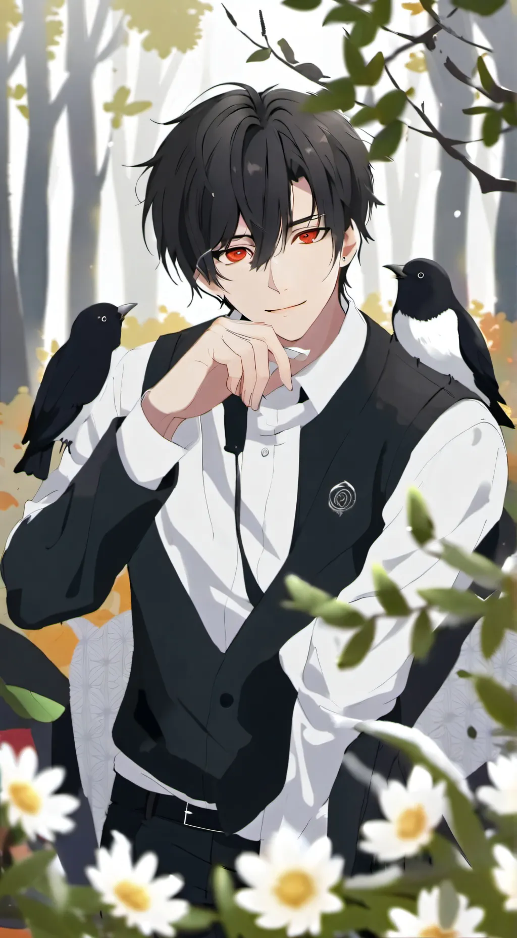 ai character: srry fo beng quiet background