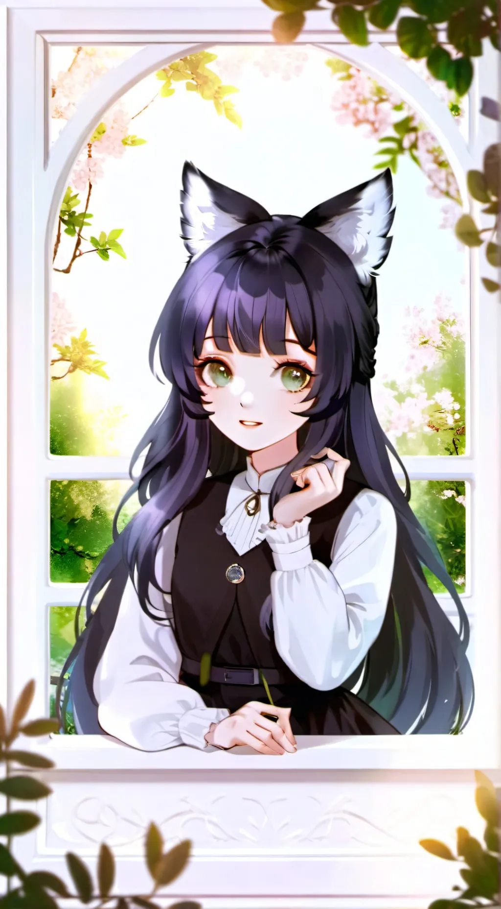 ai character: Yui  background