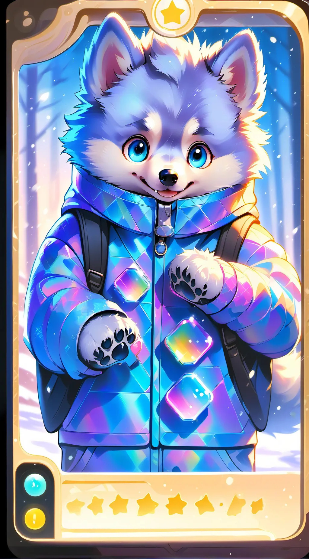 ai character: Sparky background