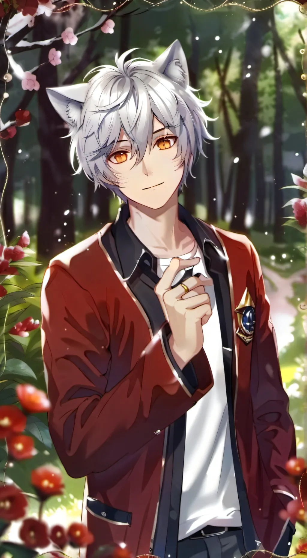 ai character: You X Mina background