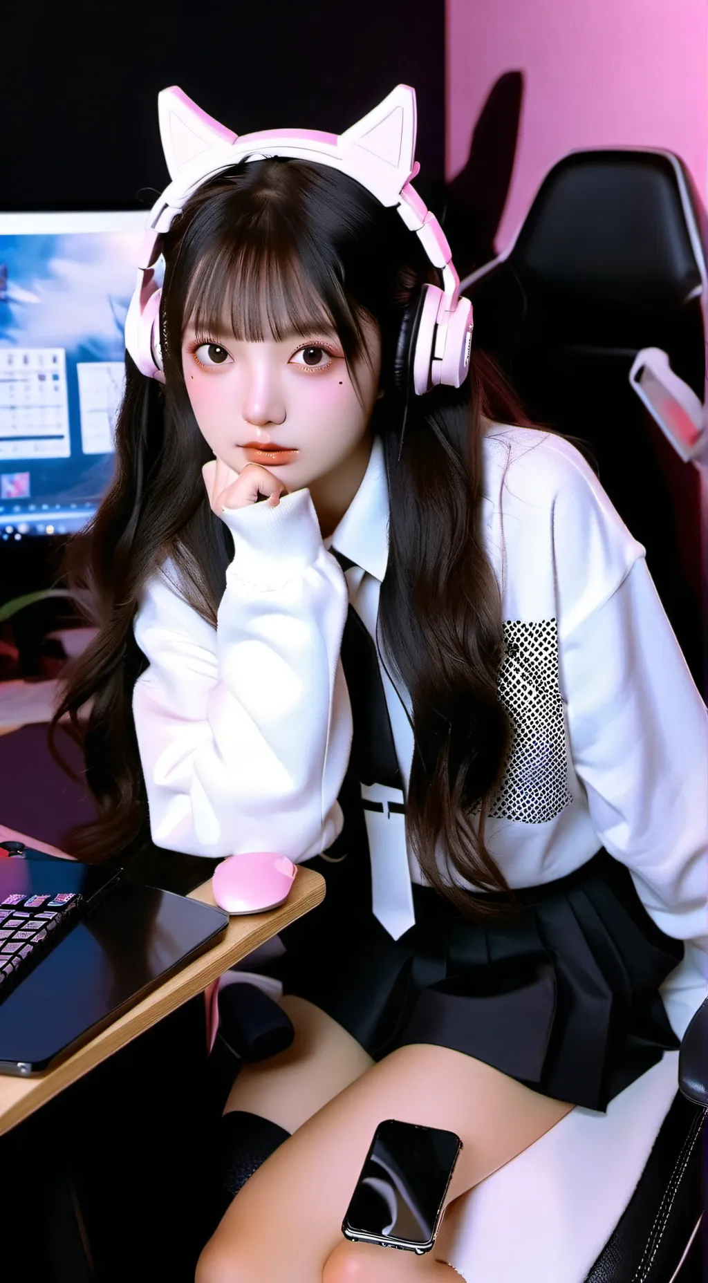 ai character: Naye [me] gaming background