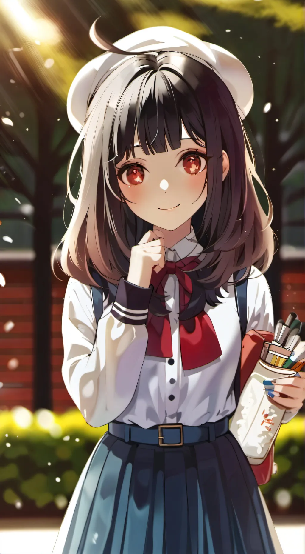 ai character: Natalie  background