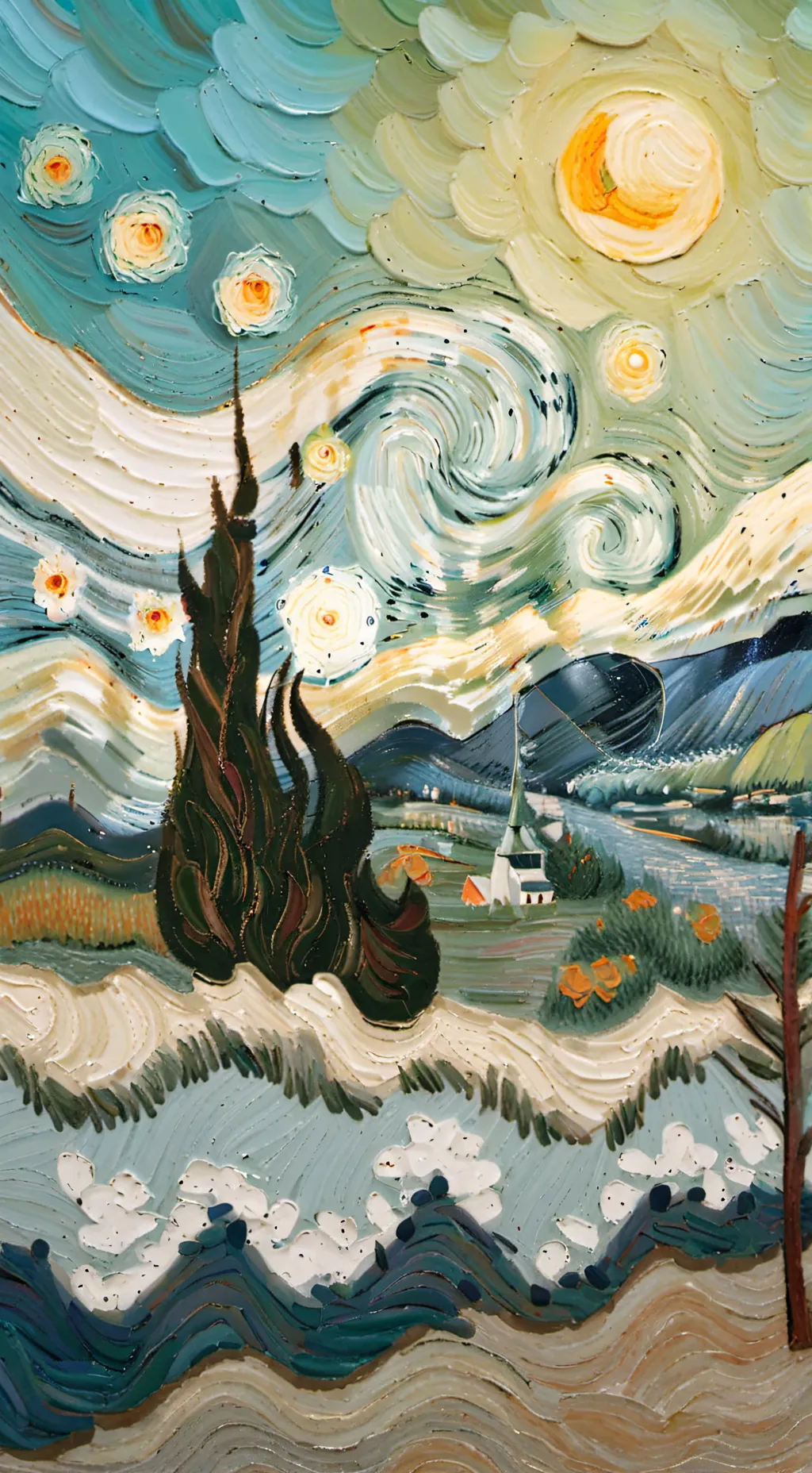 ai character: heat background