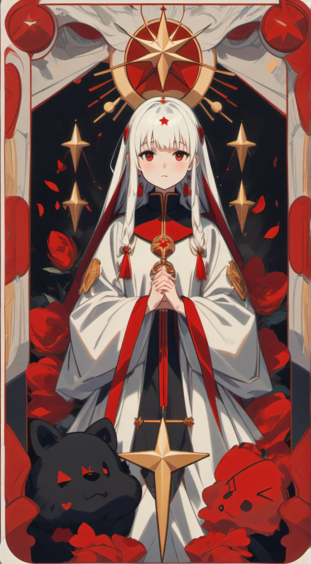 ai character: Аня background