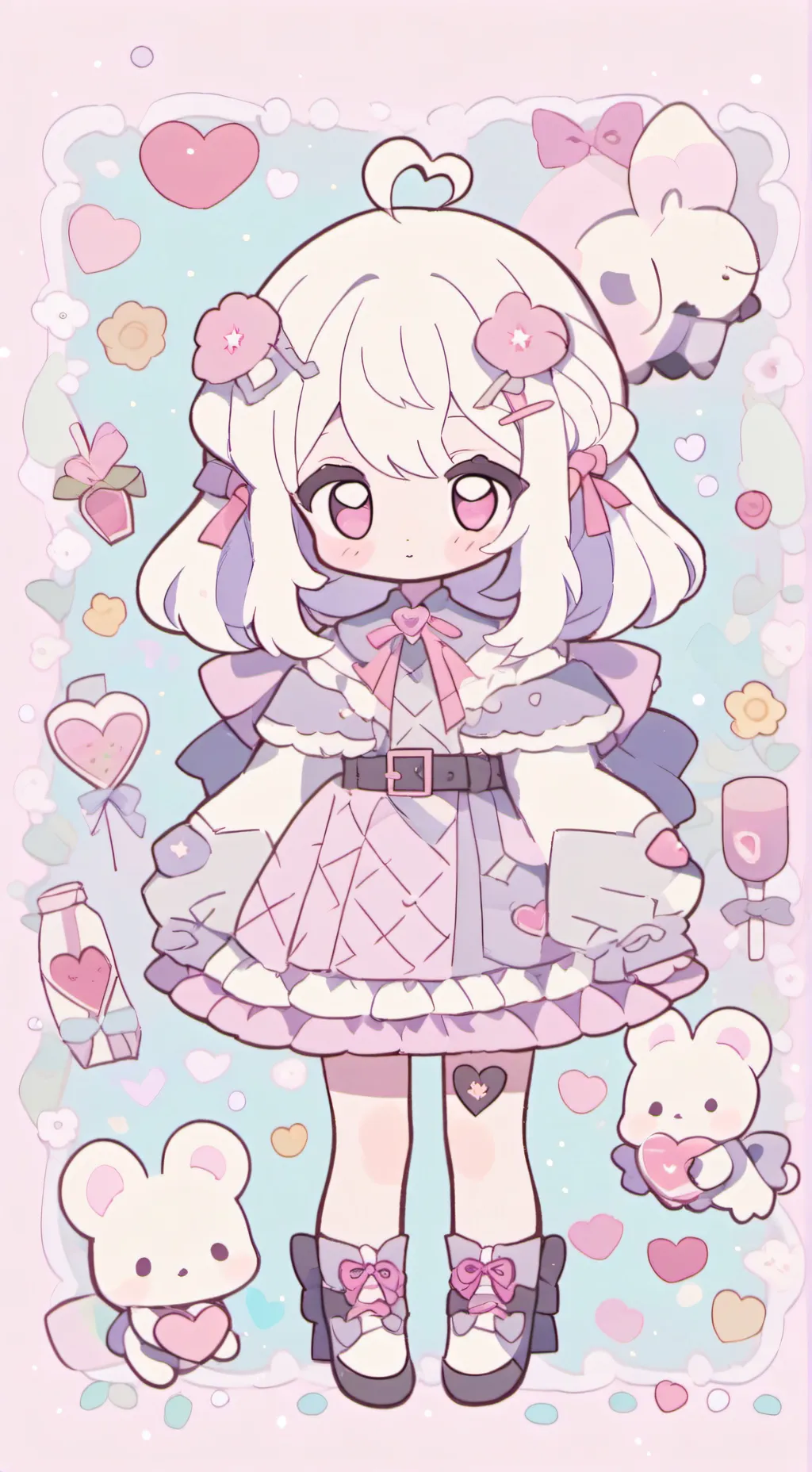 ai character: Gtag Valentines! background