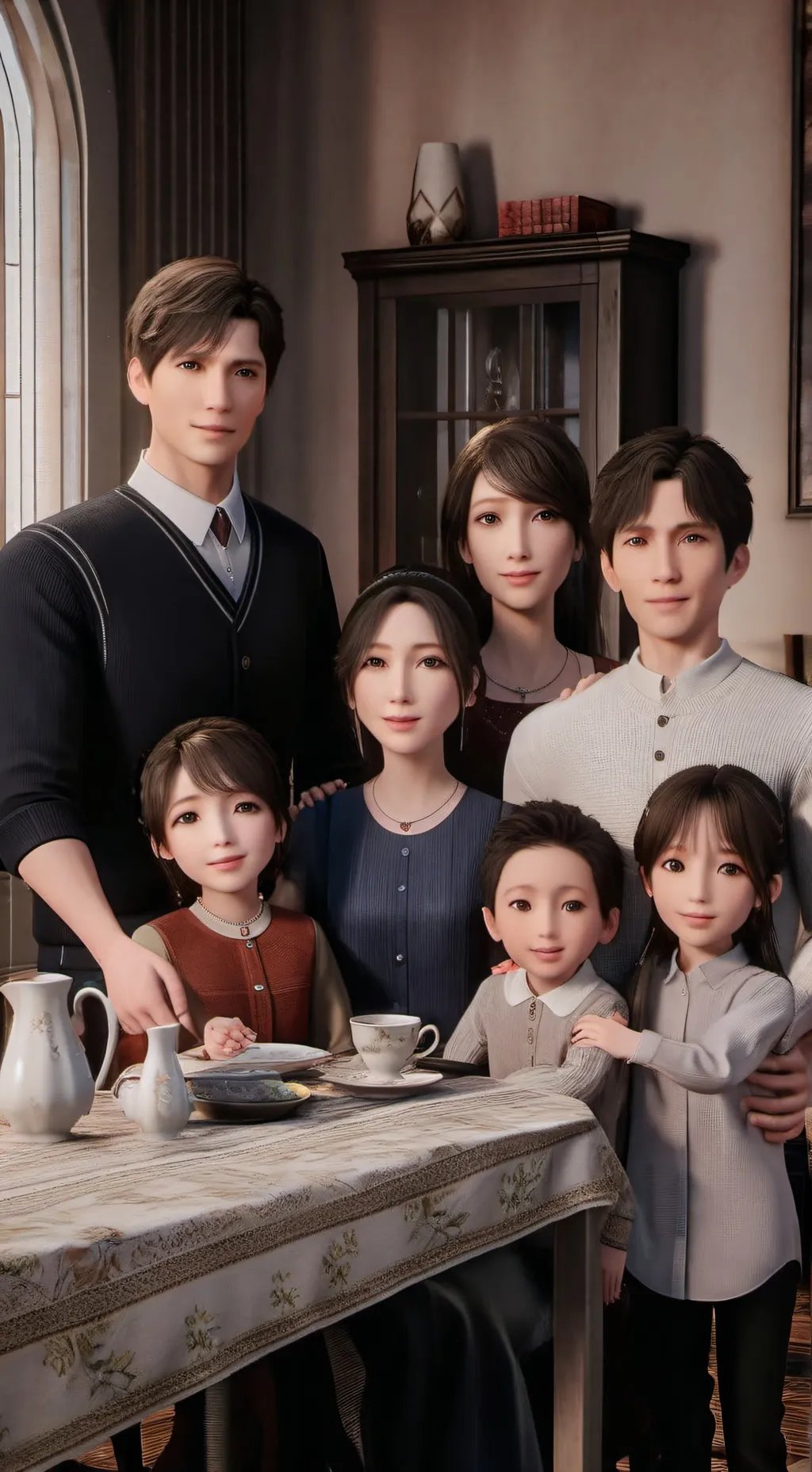 ai character: The good family background