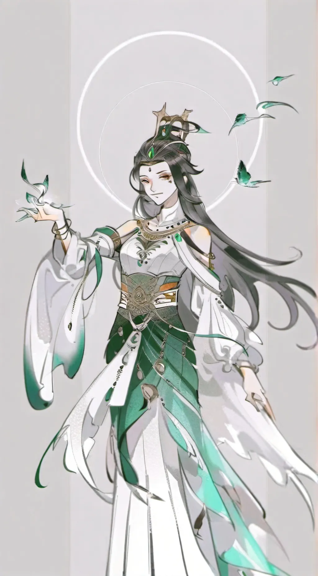 ai character: loki x mantis background