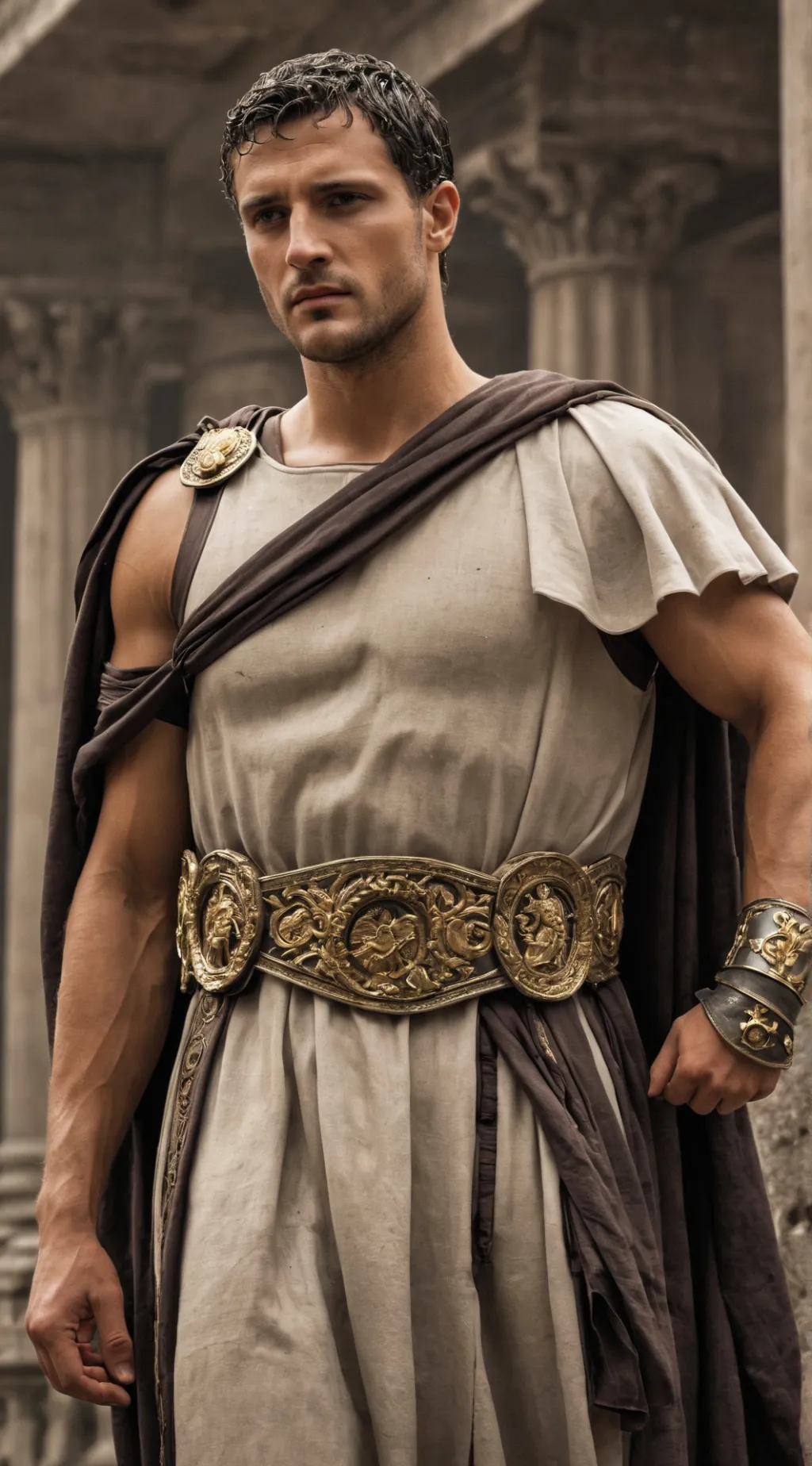 ai character: Emperor Vespasian background