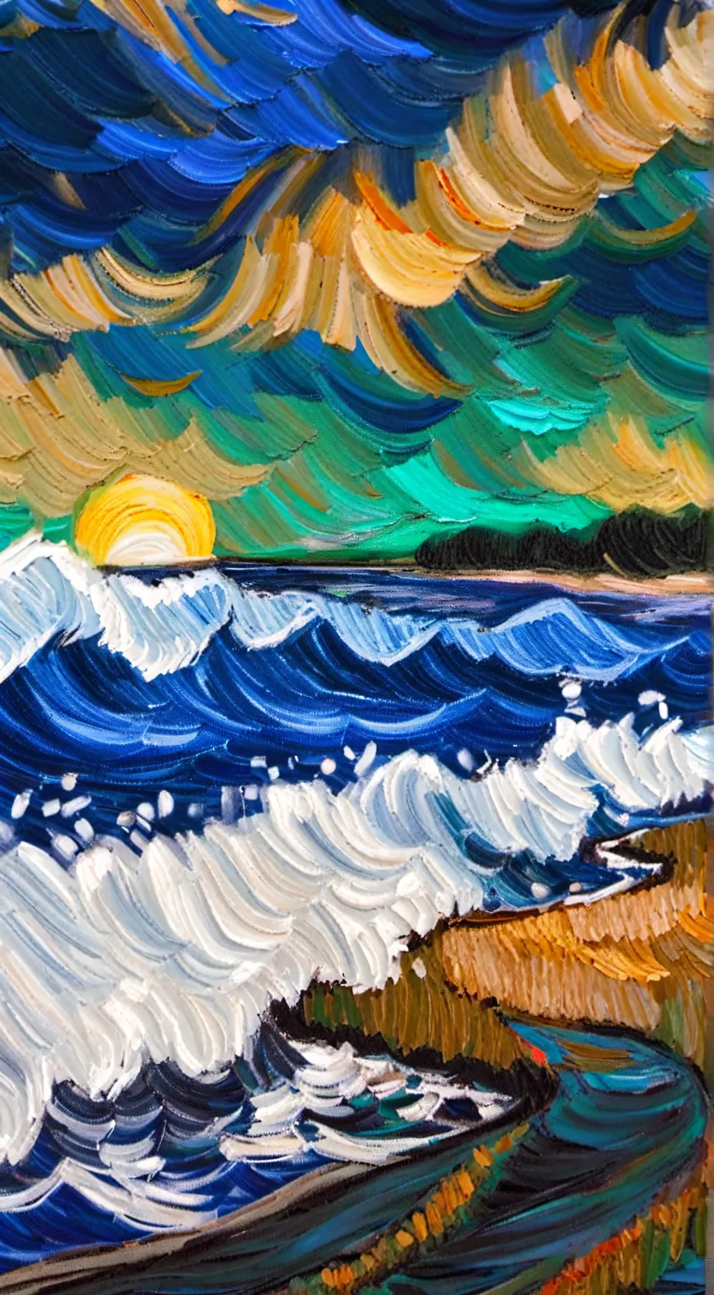 ai character: MHA viaje a playa background