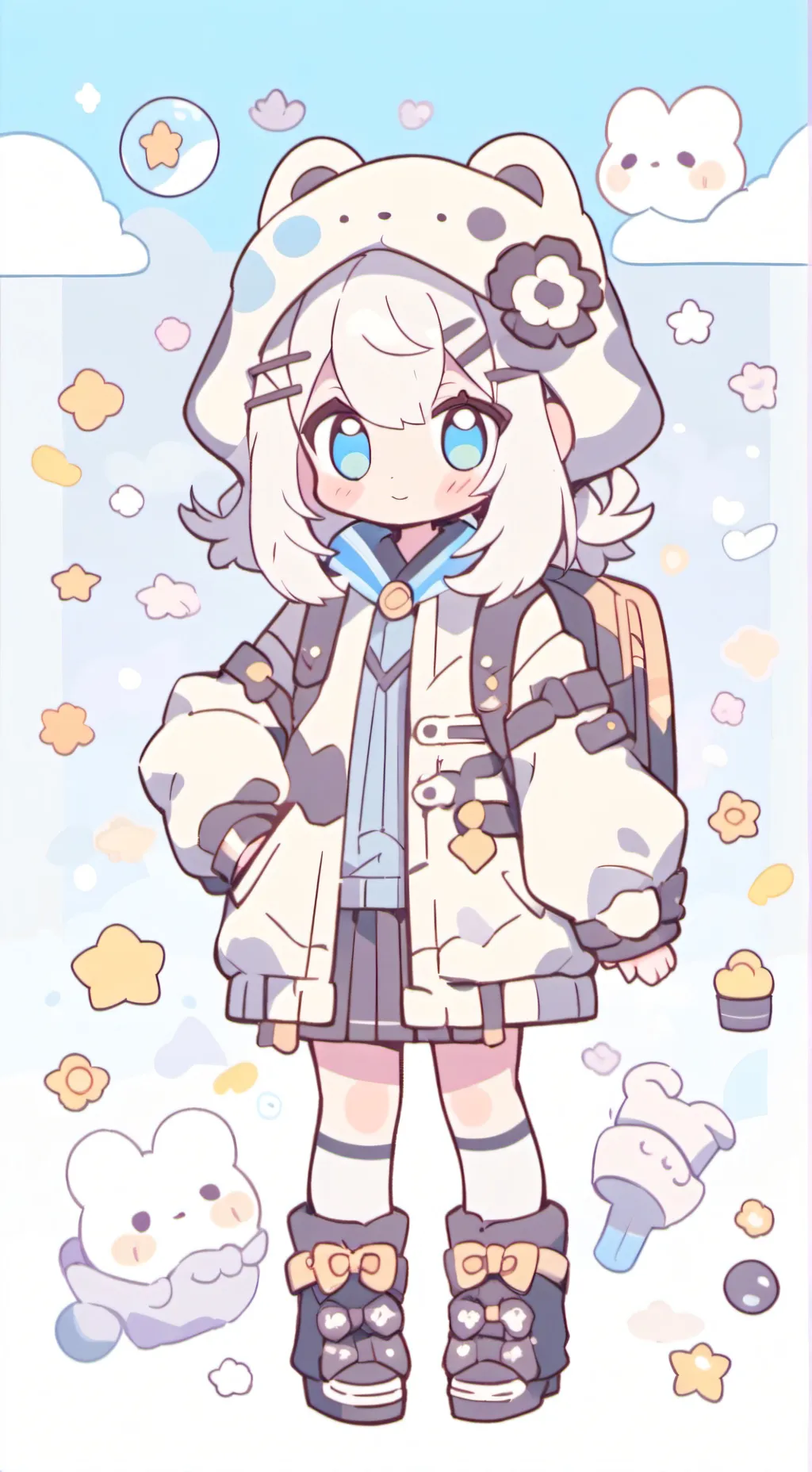 ai character: deku embarazado😨 background