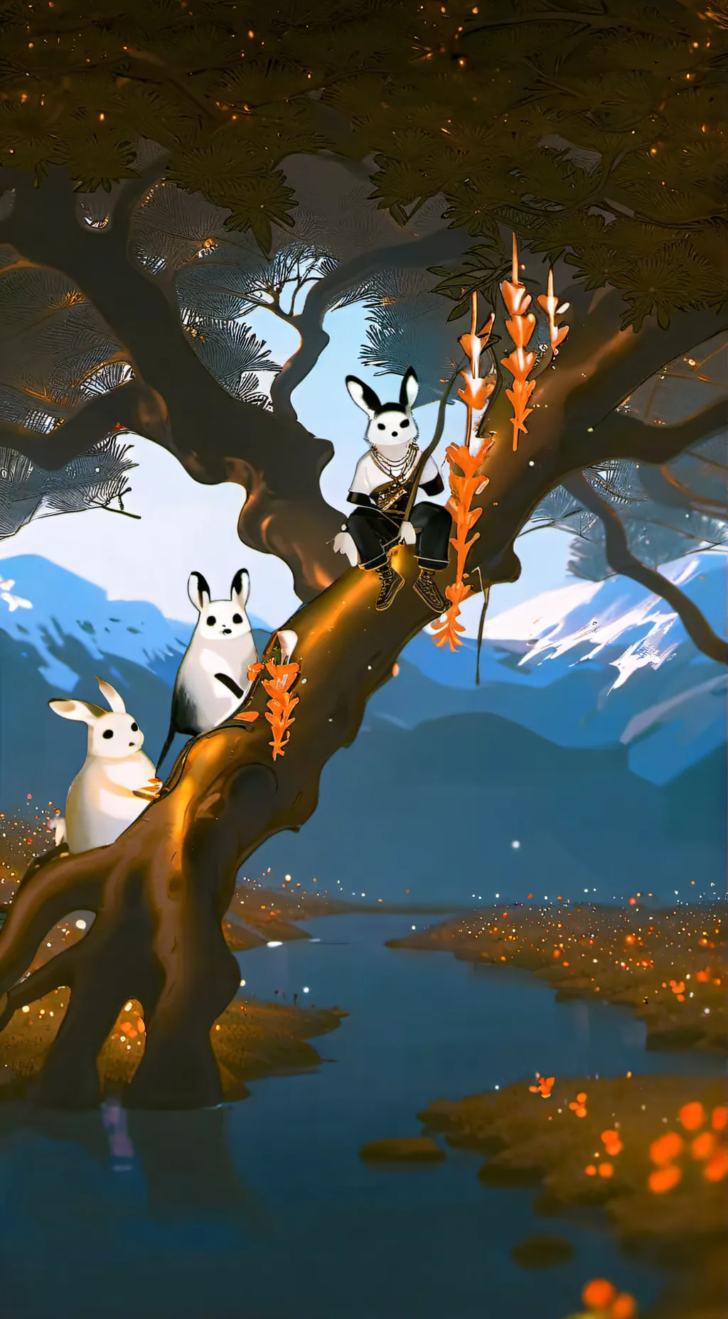 ai character: Carrot 🥕 background