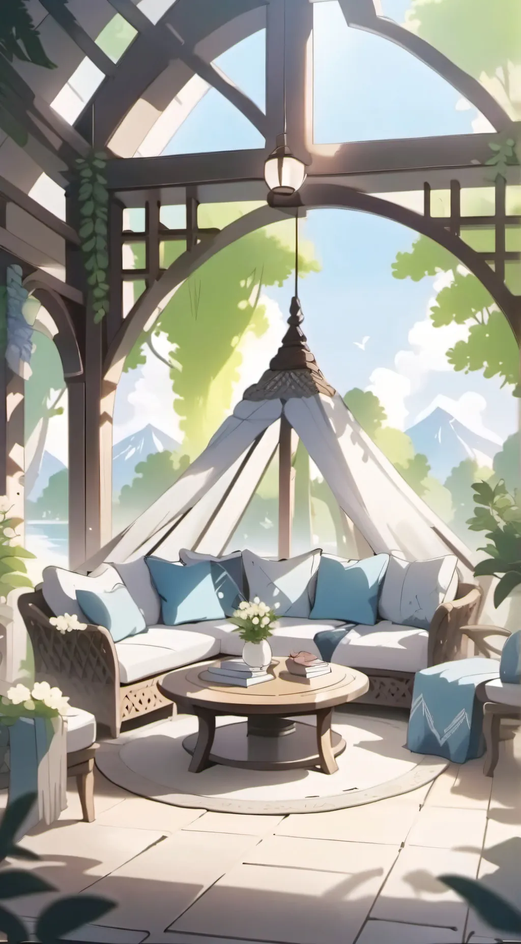 ai character: My OCS hangout  background