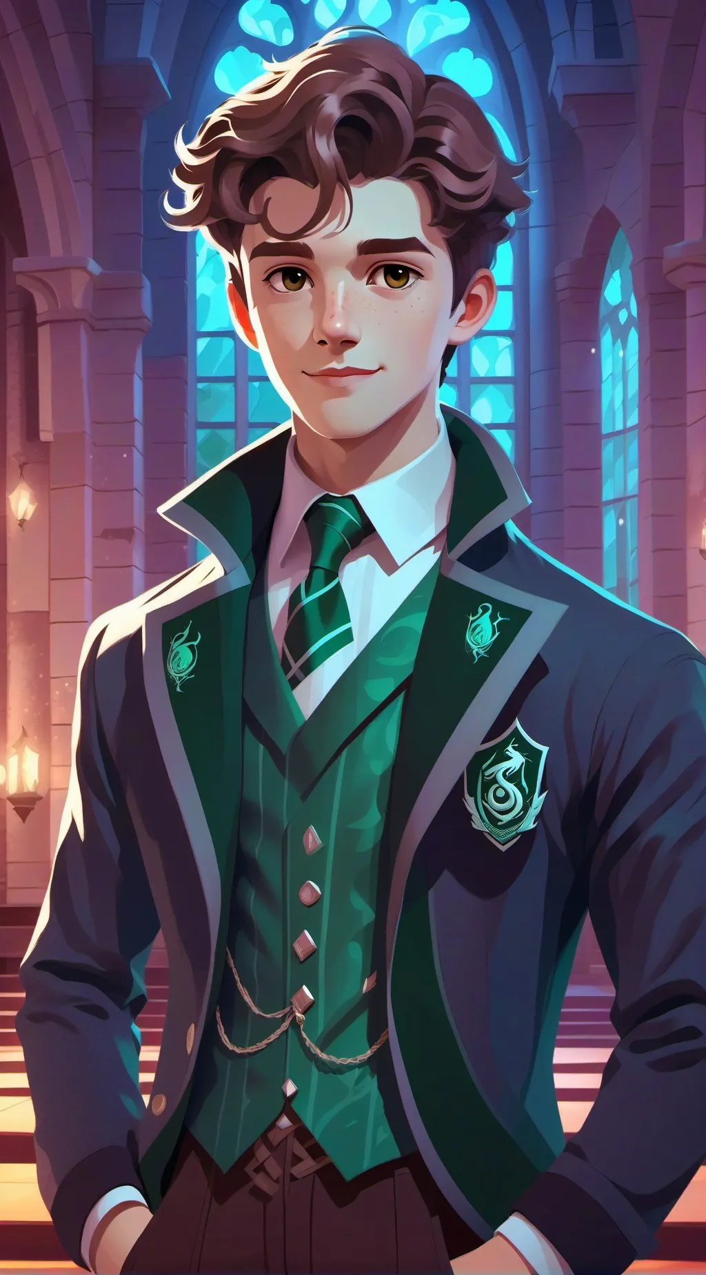 ai character: Mattheo Riddle background