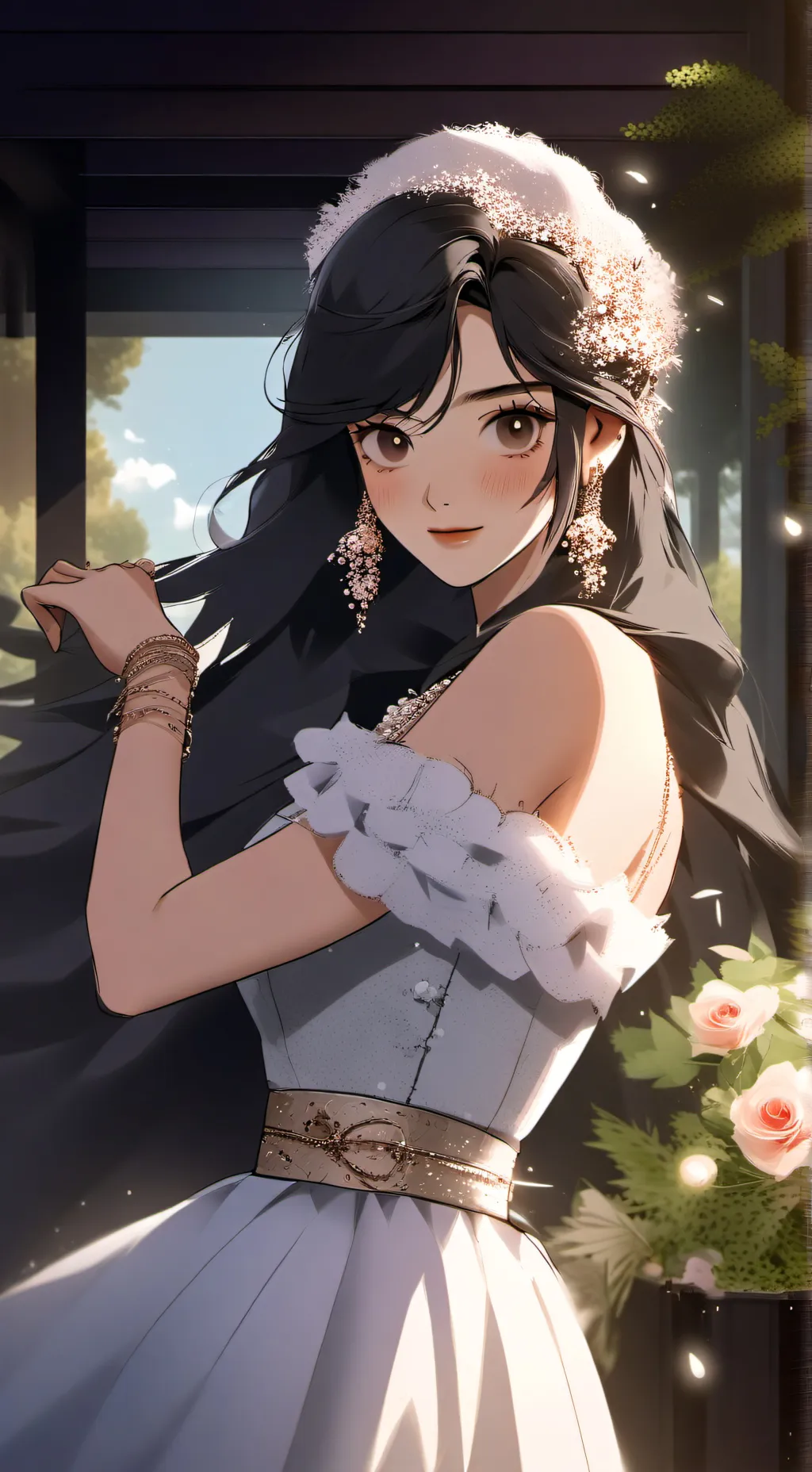 ai character: rosa background