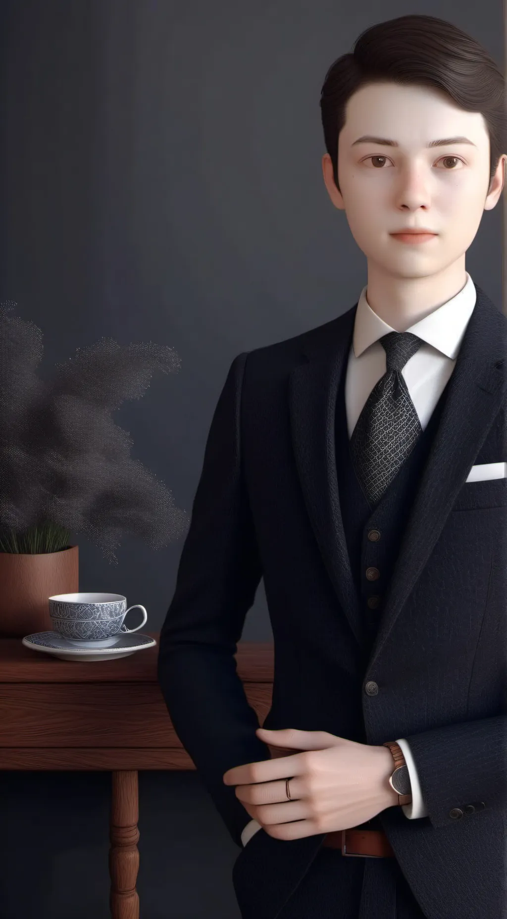 ai character: Скулбой М background