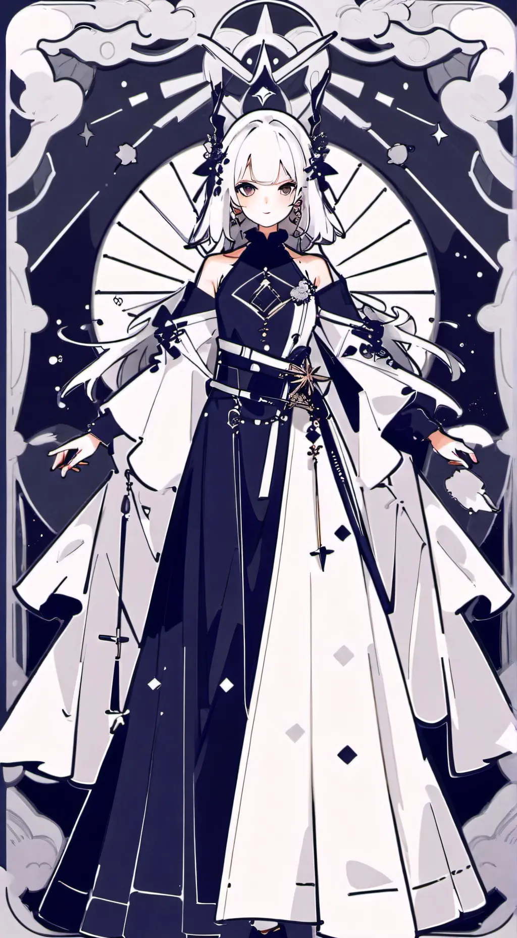 ai character: amiga de classe background