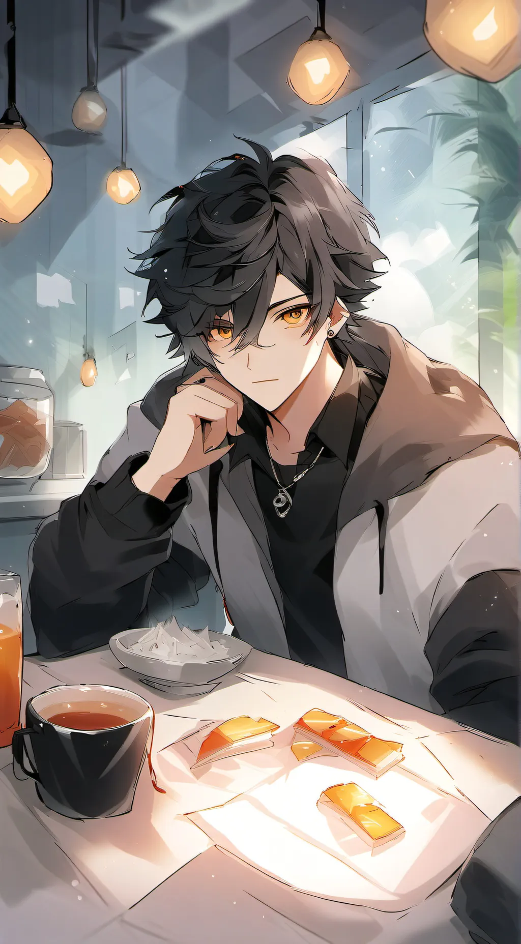 ai character: crafftee(youtuder) background